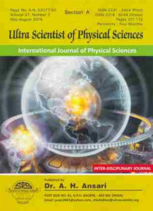 Journal of Ultra Scientist of Physical Sciences - A